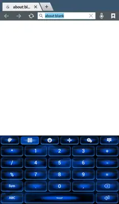 Color Blue Keyboard Theme android App screenshot 2