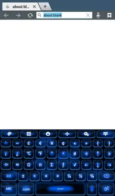 Color Blue Keyboard Theme android App screenshot 3