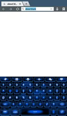 Color Blue Keyboard Theme android App screenshot 4